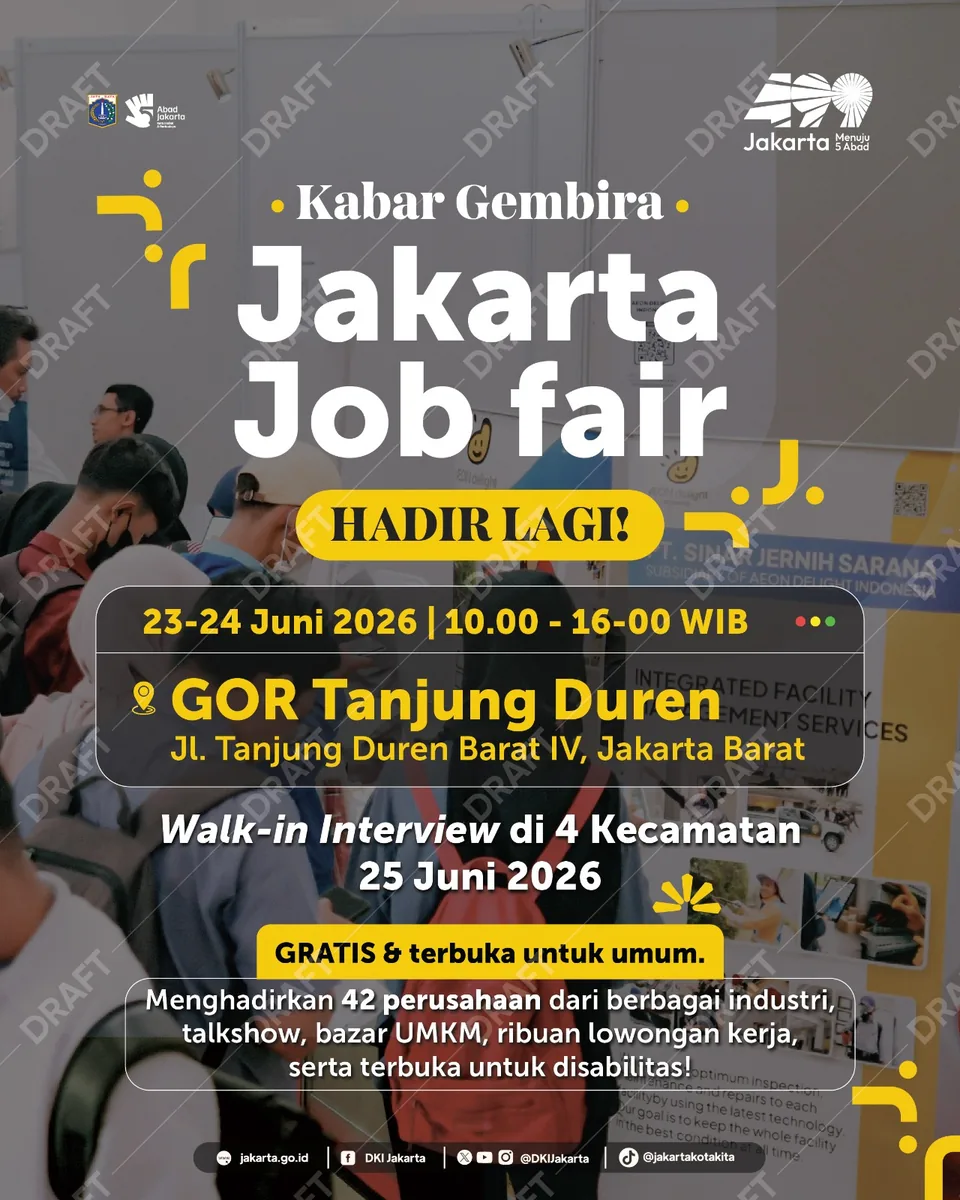 Job Fair Kabupaten Boyolali 2026 (Suku Dinas TKTE Wilayah Kabupaten Boyolali Barat) : 23-24 Juni 2026
